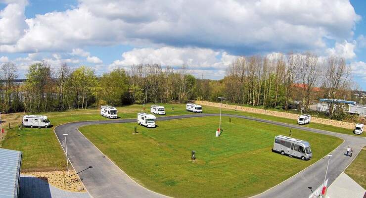 Wohnmobilstellplatz am Noor in Schleswig-Holstein