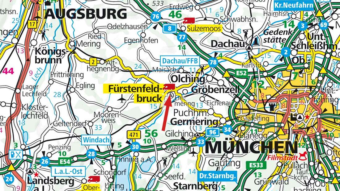 Wohnmobilstellplatz an der AmperOase in Bayern
