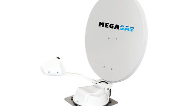 Zur CMT bringt Megasat ein neues Modell des Caravanman auf den Markt: mit einem Spiegeldurchmesser von 65 cm.