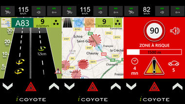 iCoyote App für Verkehrsinfos in Europa