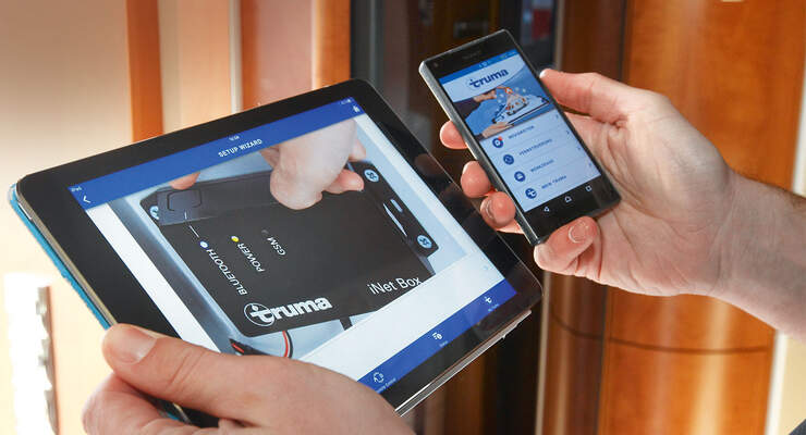iNet-Box Fernsteuerung auf Smartphone und Tablet