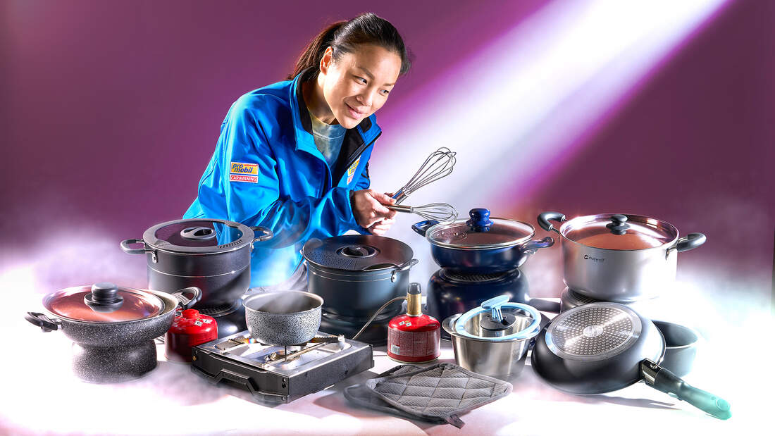 KiBcsLic Edelstahl Kochtopf 5 Liter | Mit Deckel & Griff | Für Camping & Zuhause