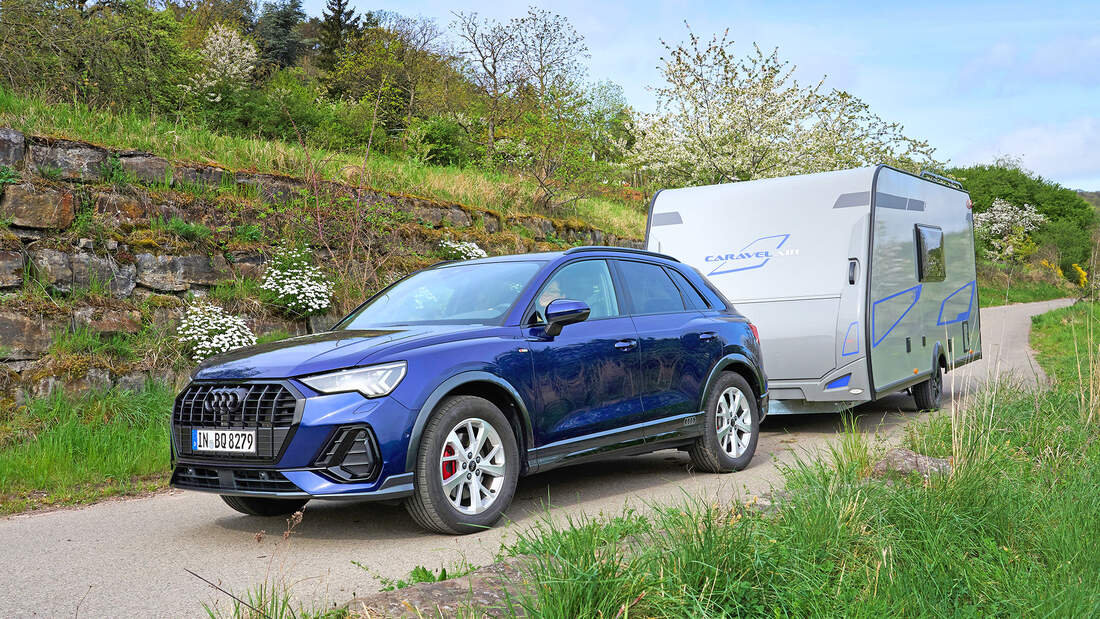 Im Zugwagentest: Audi Q3 45 TFSI quattro | promobil