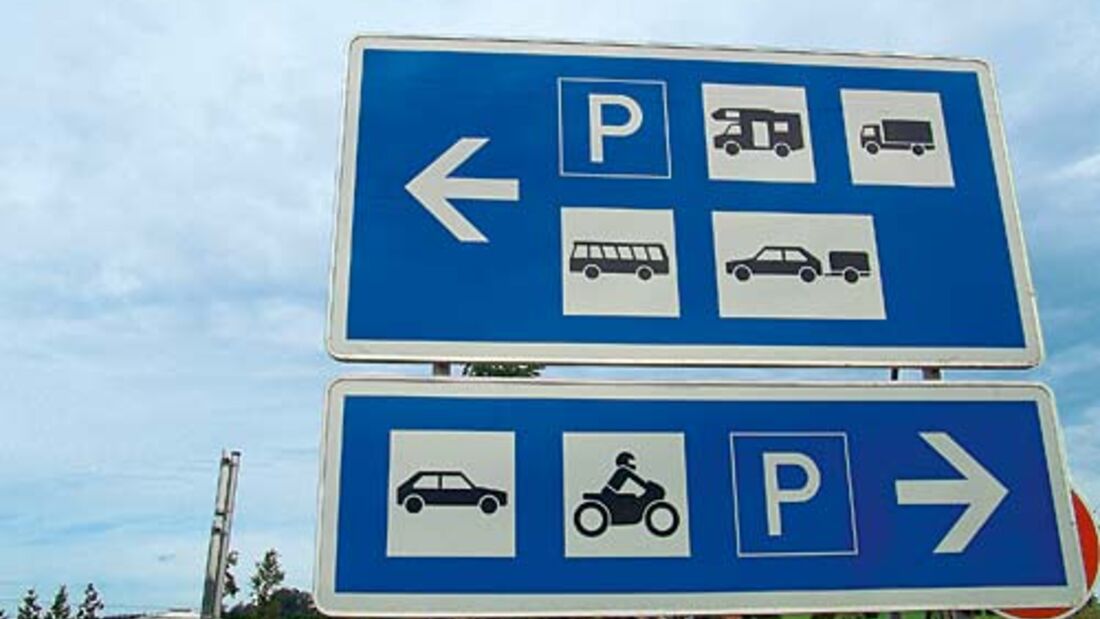 Wo dürfen Reisemobile parken?