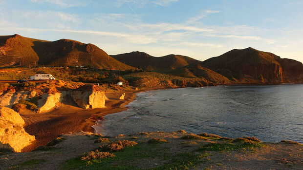 promobil-Leser Renate und Roland Kraft haben uns dieses Foto vom Nationalpark Cabo de Gata aus Spanien geschickt. 