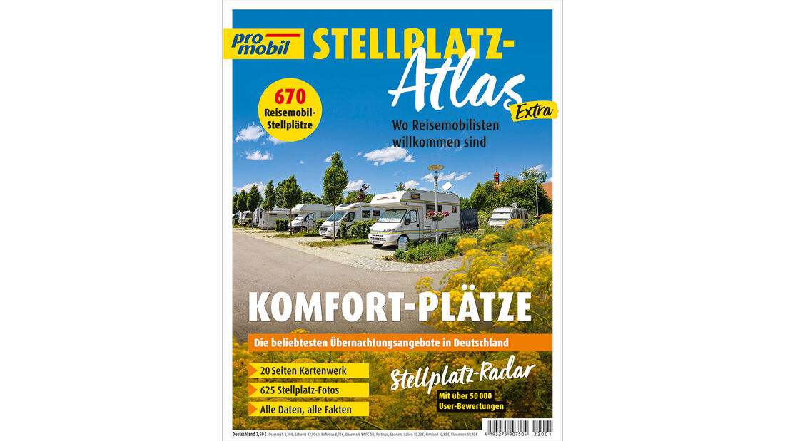 promobil Sonderheft Stellplatz-Atlas